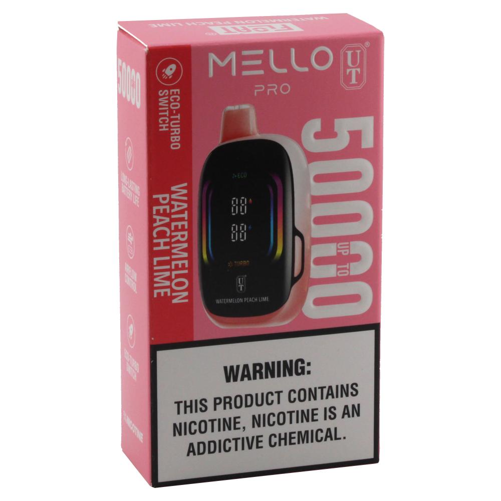 Watermelon Peach Lime UT Float Mello Pro Vape 50k