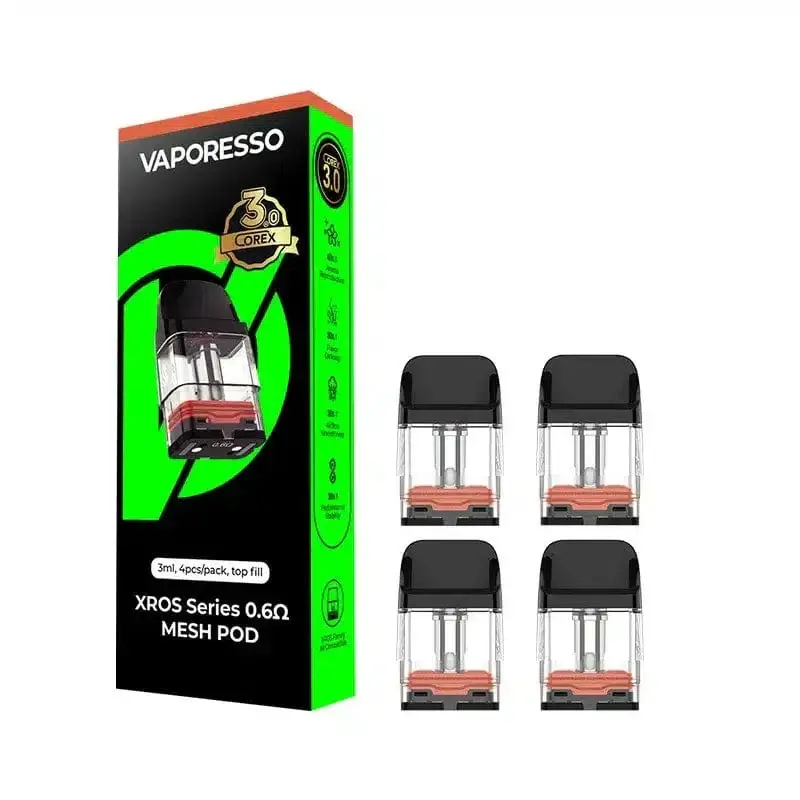 Vaporesso Xros Series 0.8 Mesh Pod 3ml 4pcs
