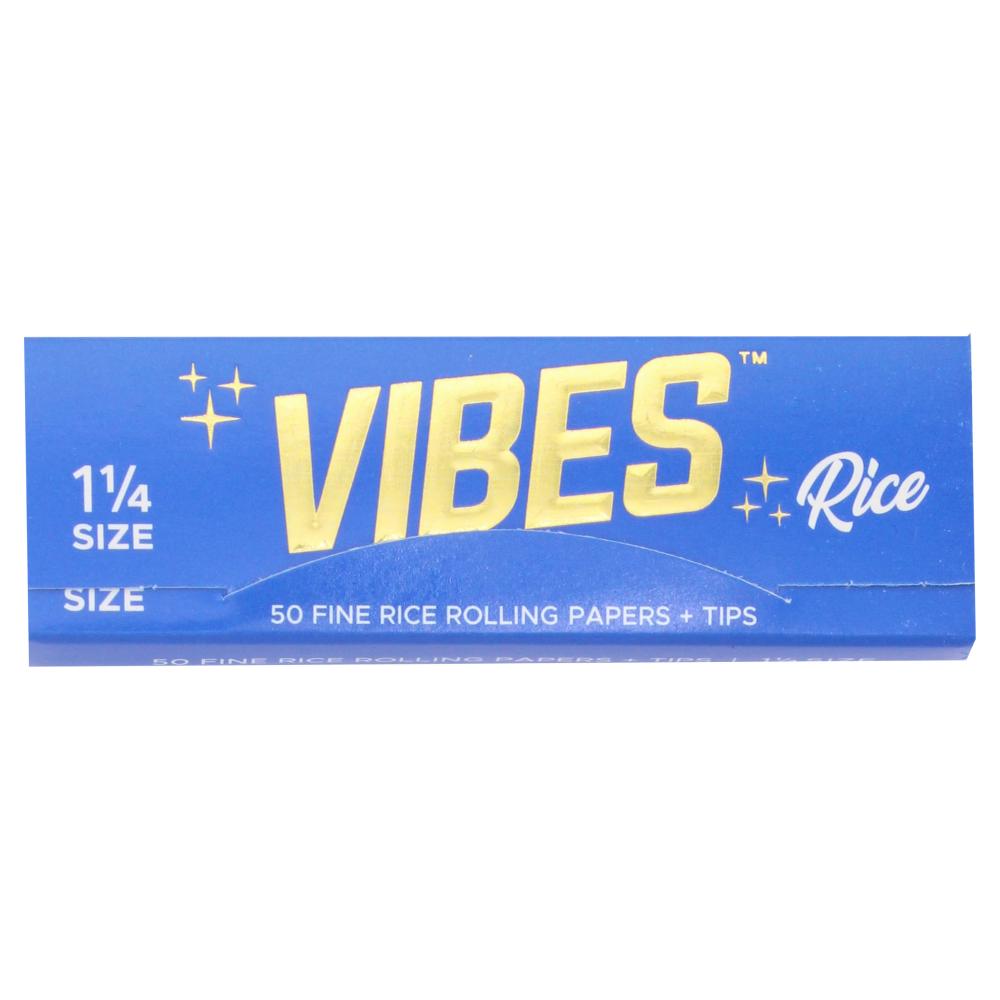 Vibes Rice 1 1/4 Rolling Paper + Tips