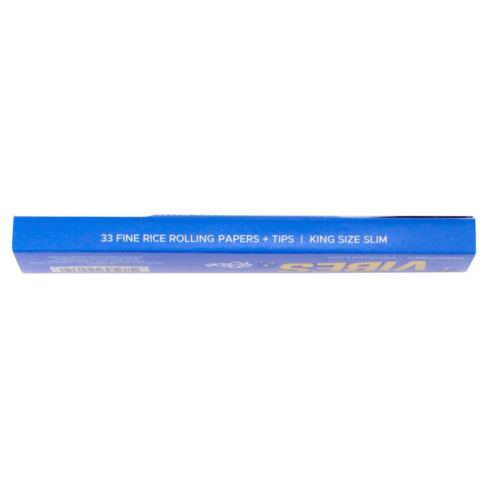 Vibes Rice King Size Rolling Paper + Tips