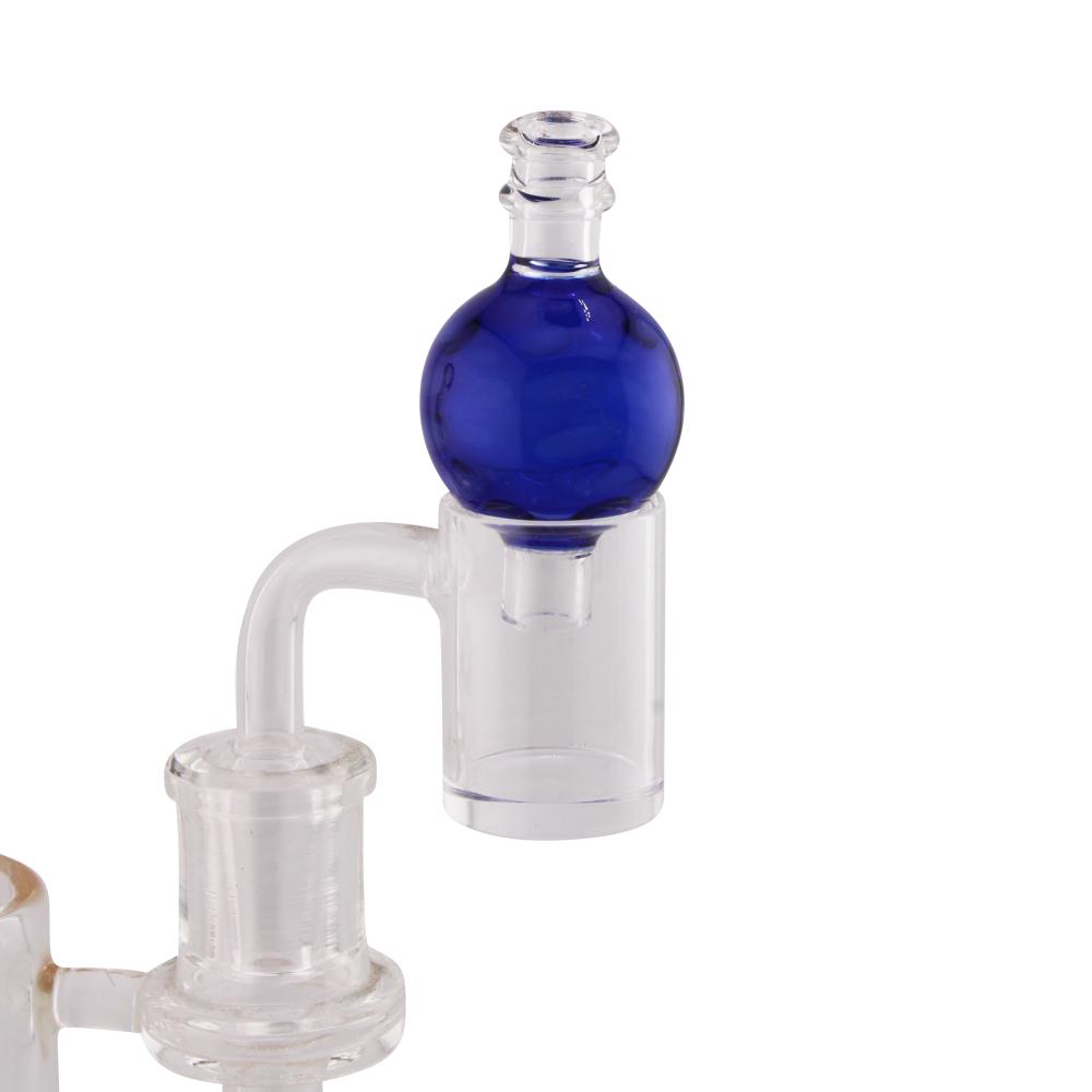 Violet Glass Carb Cap-Blue