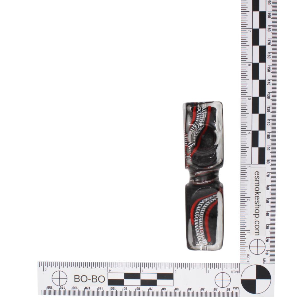 Viper Glass Hand Pipe-Black