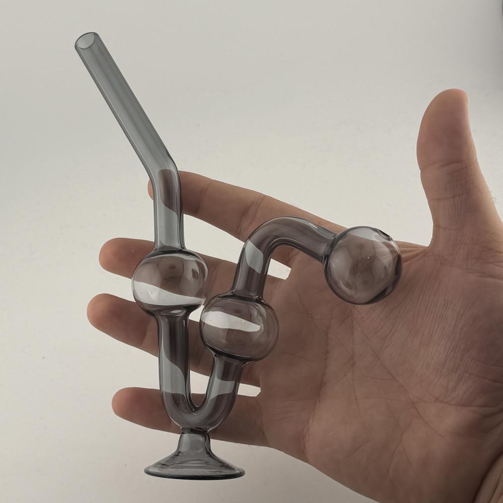 Water Dog Glass Oil Burner Pipe-Black