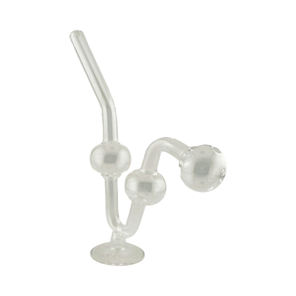 Water Dog Glass Oil Burner Pipe-Clear