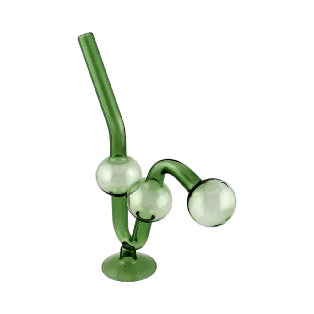 Water Dog Glass Oil Burner Pipe-Green