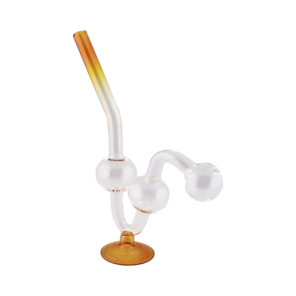 Water Dog Glass Oil Burner Pipe-Yellow