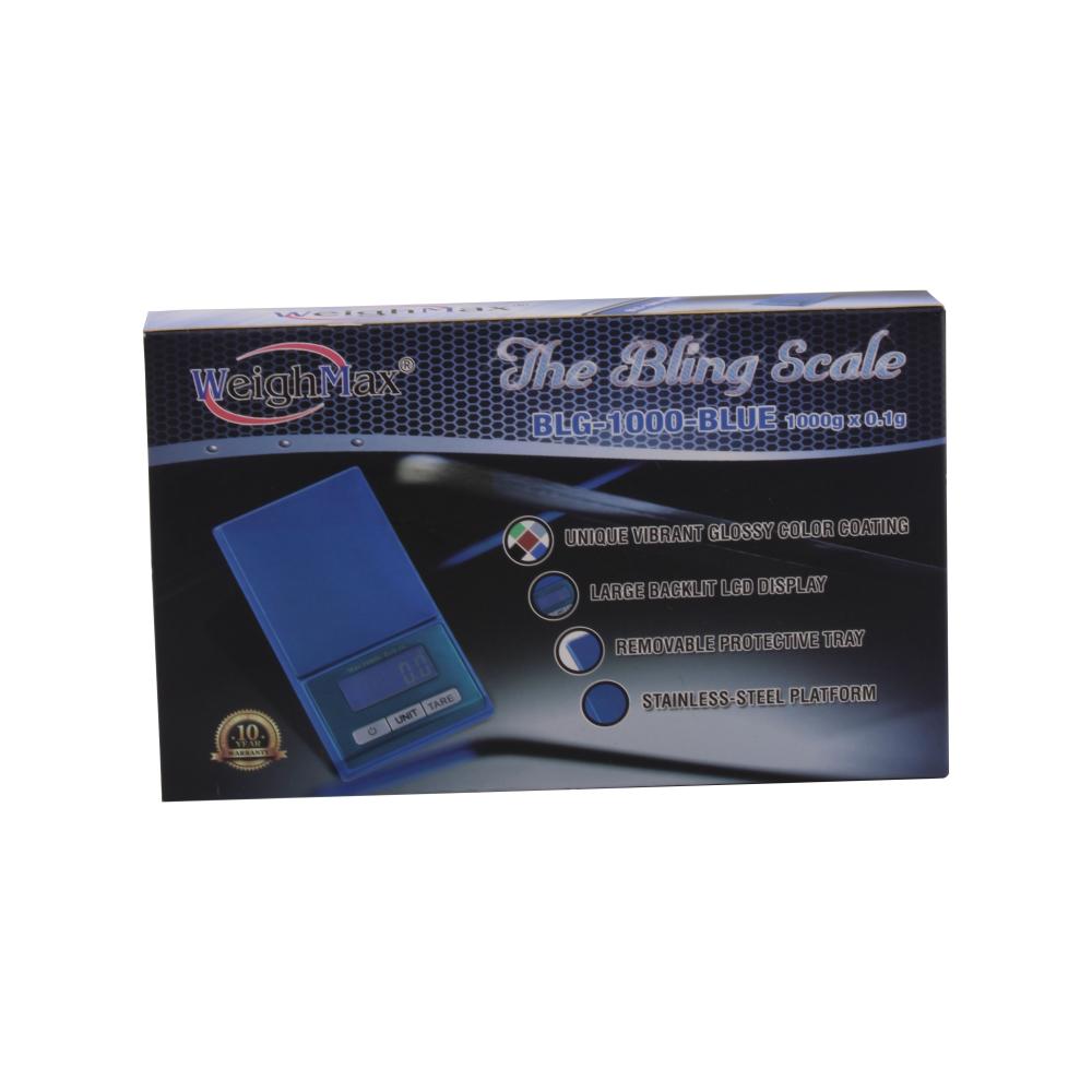 Weighmax Blg-100 The Bling Pocket Scale 1000g X 0.1g-Blue