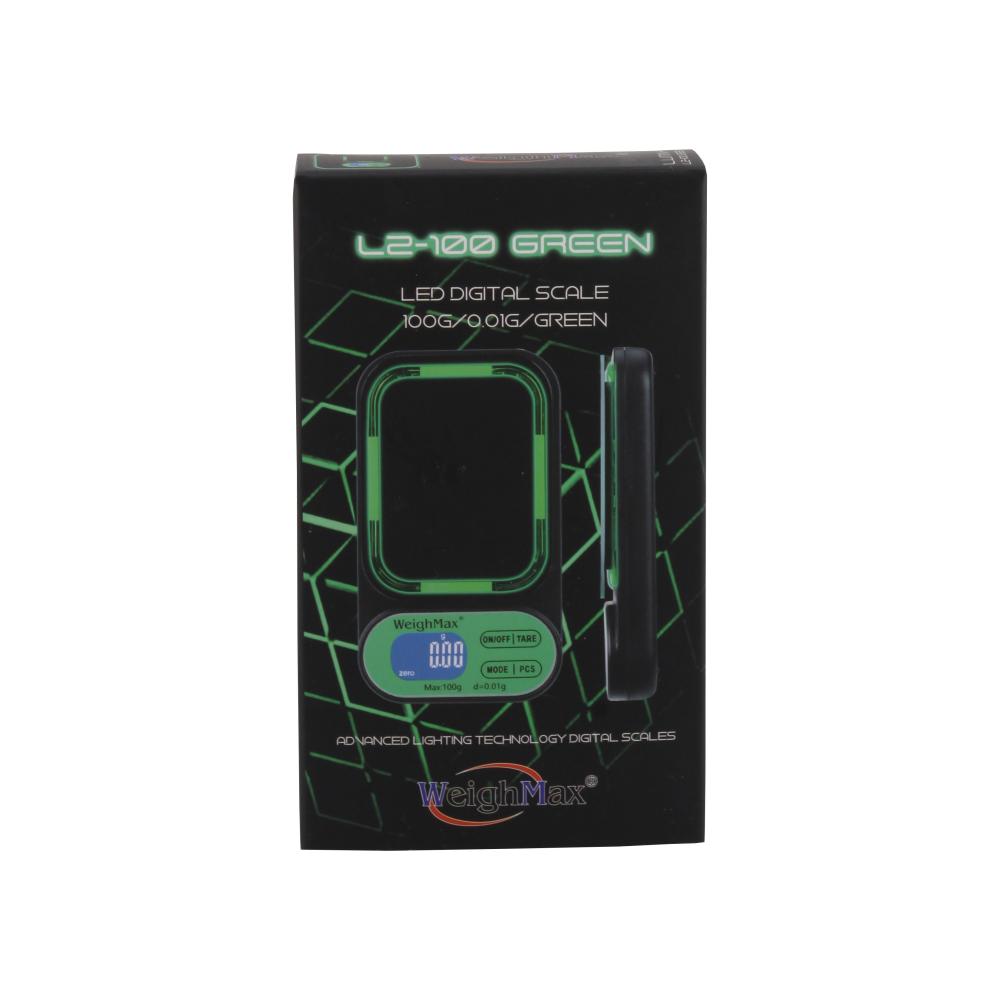 WeighMax L2-100 Digital Scale 100g X 0.01g-Green