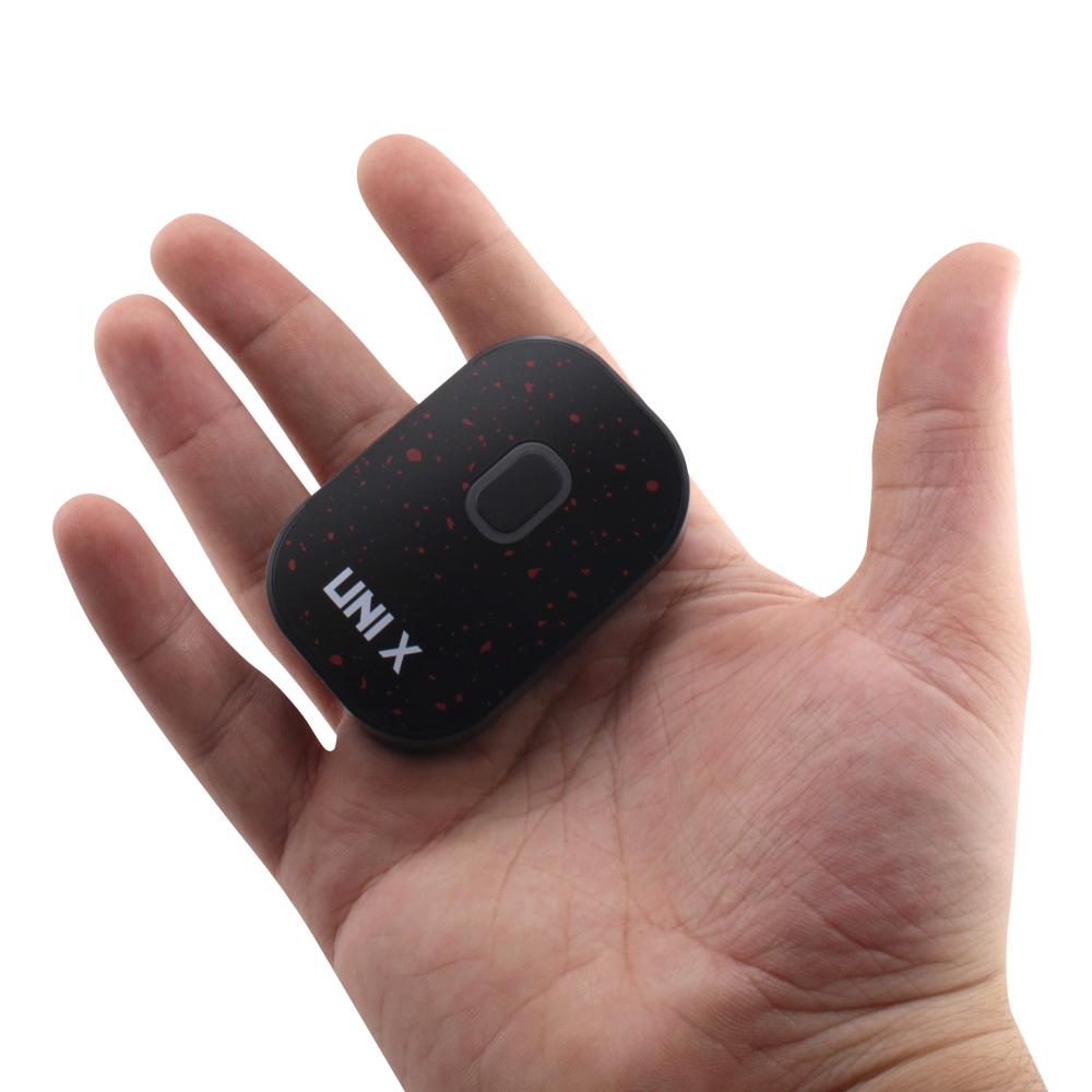 Wulf Uni X Cartridge Vaporizer-Black Red Spatter