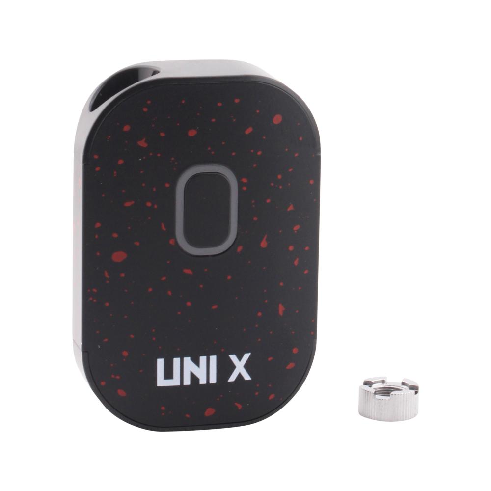 Wulf Uni X Cartridge Vaporizer-Black Red Spatter