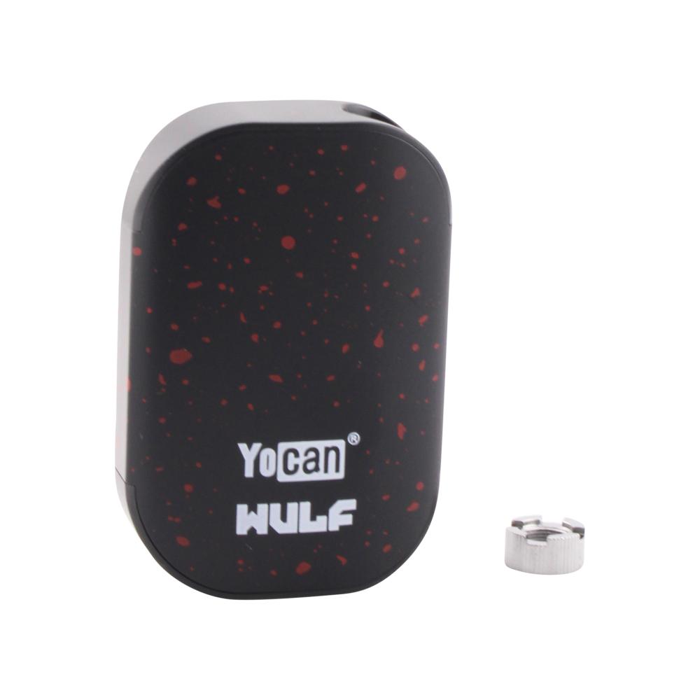 Wulf Uni X Cartridge Vaporizer-Black Red Spatter