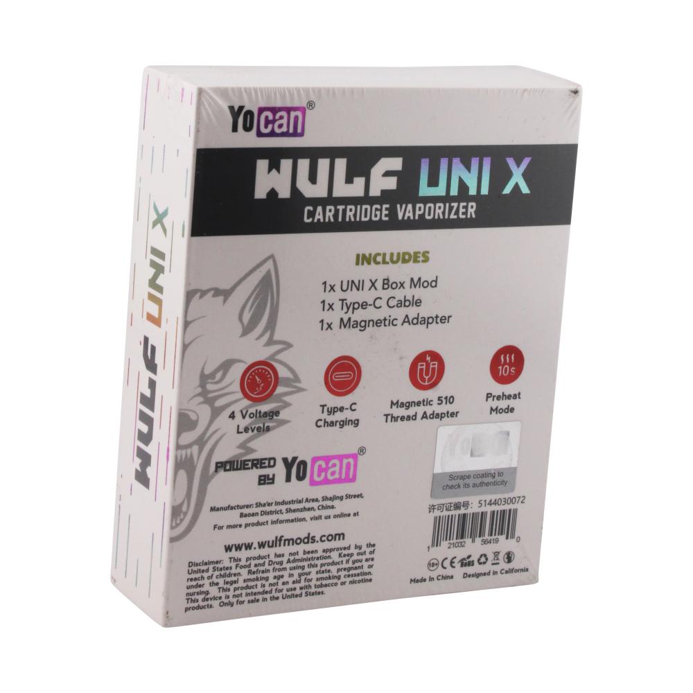 Wulf Uni X Cartridge Vaporizer-Full Color