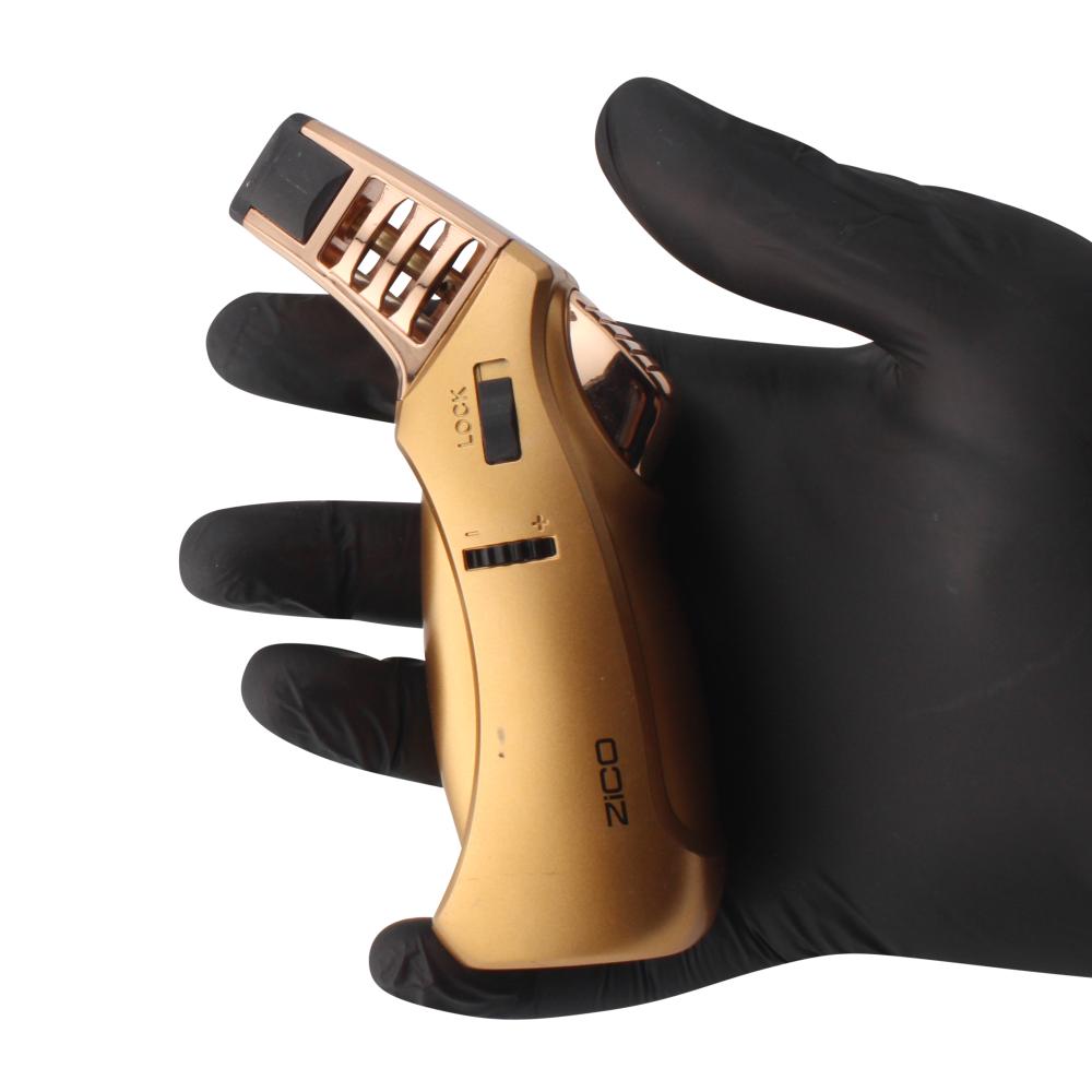 Zico Z Single Flame Torch Lighter-Gold