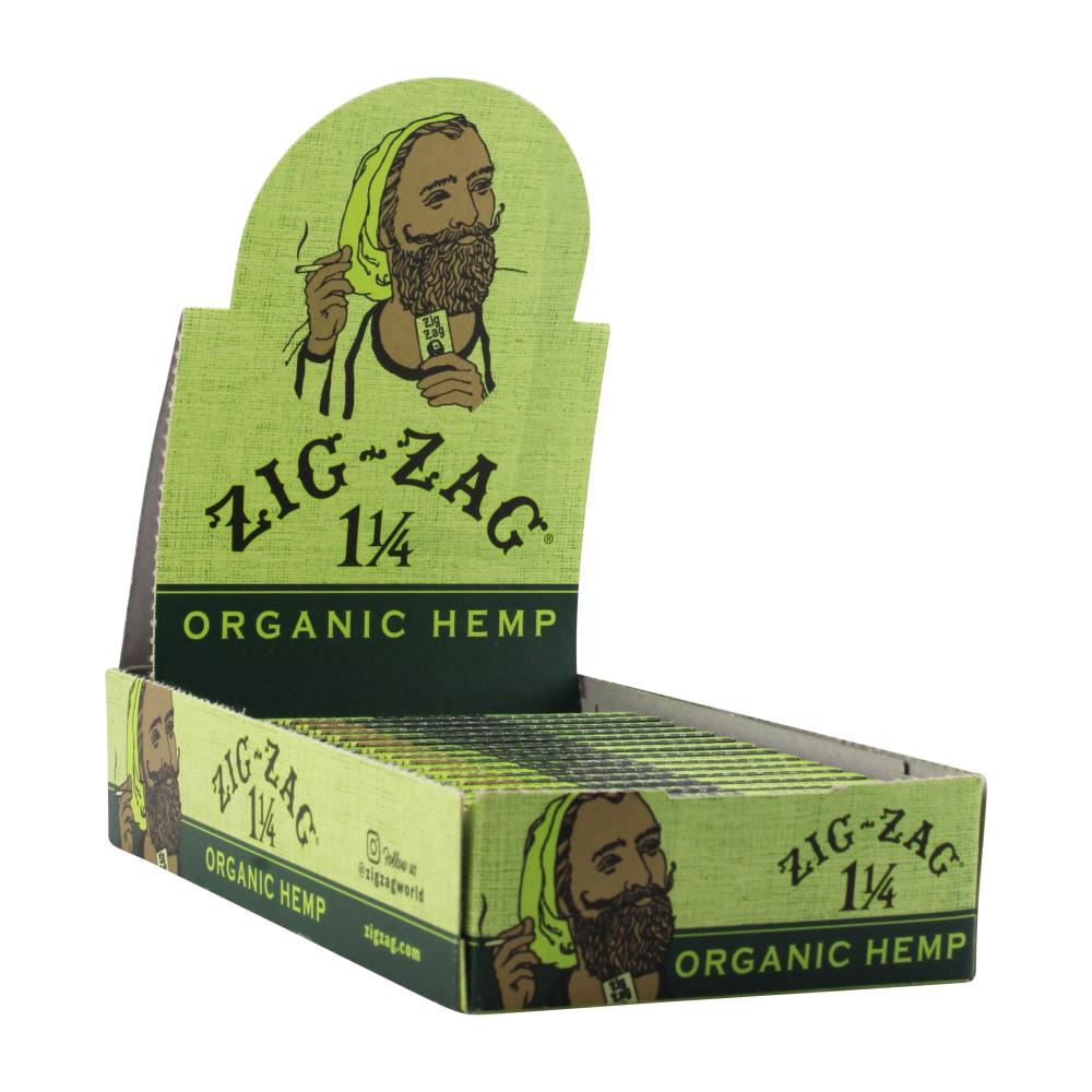 Zig-Zag Organic Hemp Rolling Papers 1 1/4 Pack 24