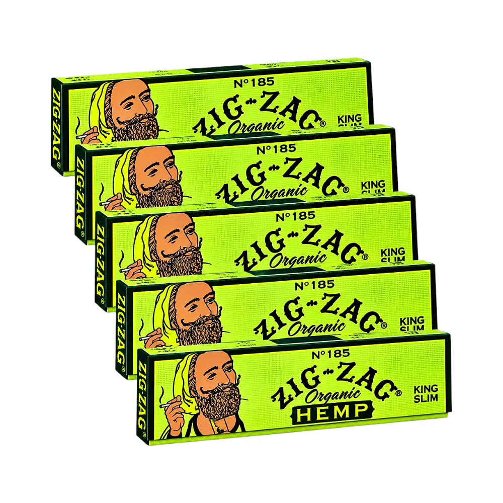 Zig-Zag Organic Hemp Rolling Papers 1 1/4 Pack 5