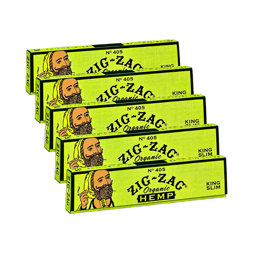 Zig-Zag Organic Hemp Rolling Papers King Size Pack 5