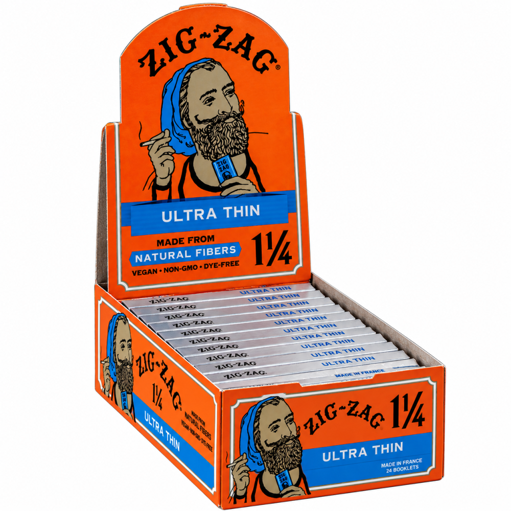 Zig-Zag Ultra Thin Rolling Papers 1 1/4 Pack 24